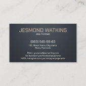 Ausbildung von Hunden am Arbeitsplatz - GSD - Mali Visitenkarte (Rückseite)