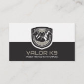 Ausbildung von Hunden am Arbeitsplatz - GSD - Mali Visitenkarte (Vorderseite)