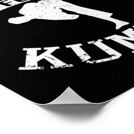 Ausbildung zum Kumite Mixed Martial Arts Karate Ta Poster (Ecke)