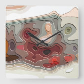 AUSBILDUNGEN QUADRATISCHE WANDUHR (Vorderseite)