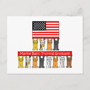 Ausbildungsabschluss für Seeleute Ankündigungspostkarte