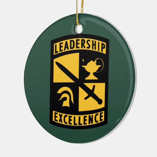Ausbildungskorps der Reservemitglieder Keramikornament (Links)
