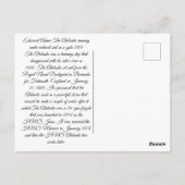 Ausbildungsschiff Atalanta 1885 Postkarte (Rückseite)