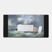 Ausbildungsschiff Atalanta 1885 Schreibtischunterlage (Tastatur & Maus)