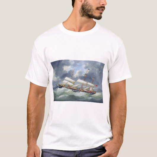 Ausbildungsschiff Atalanta 1885 T-Shirt (Vorderseite)