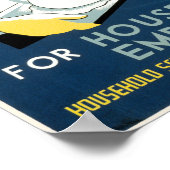 Ausbildungszentrum für Haushaltsmitarbeiter Poster (Ecke)