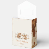 Ausblenden der Kuh der niedlichen Farm als Geburts Geschenkschachtel (Offen)