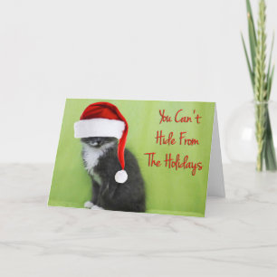 Ausblenden der Weihnachtskarte für die Weihnachtsz Feiertagskarte
