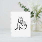 "Ausblenden" JTG Art Postkarte (Stehend Vorderseite)