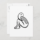 "Ausblenden" JTG Art Postkarte (Vorne/Hinten)