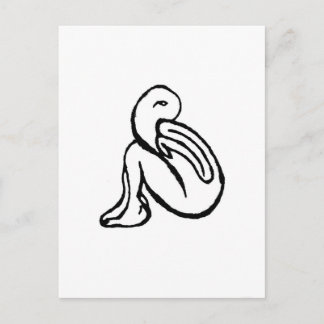 "Ausblenden" JTG Art Postkarte