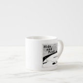 Ausblenden und Flüchtige Blick-Loch (transparenter Espressotasse (Vorderseite Rechts)