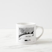 Ausblenden und Flüchtige Blick-Loch (transparenter Espressotasse (Rechts)