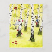 Ausblenden und Suchen Postkarte (Vorderseite)