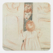 Ausblenden und Suchen Quadratischer Aufkleber (Vorderseite)