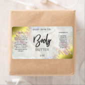 Ausblendung von Gold- und Opal-Body-Butter-Etikett (Insitu)