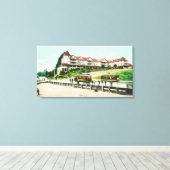 Ausblick auf das Sea Beach Hotel Leinwanddruck (Insitu (Holzboden))