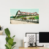 Ausblick auf das Sea Beach Hotel Poster (Heimbüro)
