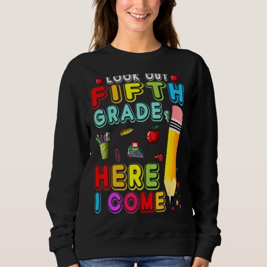 Ausblick auf den Niedlichen Schulleiter der fünfte Sweatshirt (Vorderseite)