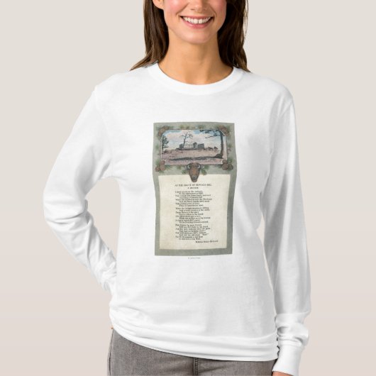 Ausblick-Berg, Colorado T-Shirt (Vorderseite)