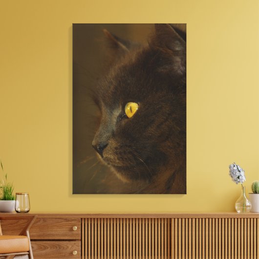 Ausblick Leinwanddruck (Insitu (Wohnzimmer))