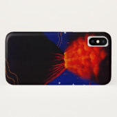 Ausbrechen des Vulkans und der Sterne Case-Mate iPhone Hülle (Rückseite (Horizontal))