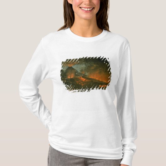 Ausbrechender Vesuv T-Shirt (Vorderseite)