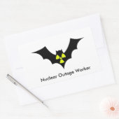 Ausbrecher Rechteckiger Aufkleber (Umschlag)