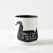 Ausbruch aus dem Gefängniss-Kran-Mitteilung Tasse (Zentrum)