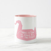 Ausbruch aus dem Gefängniss-Kran-Mitteilung Tasse (Zentrum)