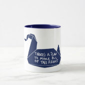 Ausbruch aus dem Gefängniss-Kran-Mitteilung Tasse (Zentrum)