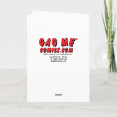 "Ausbruch" Dankeskarte (Rückseite)