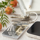 Ausbruch deckt I mit Ziegeln Schlüsselanhänger (Vorderseite rechts)