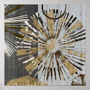 Ausbruch deckt III mit Ziegeln Poster