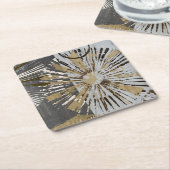 Ausbruch deckt III mit Ziegeln Rechteckiger Pappuntersetzer (angewinkelt)