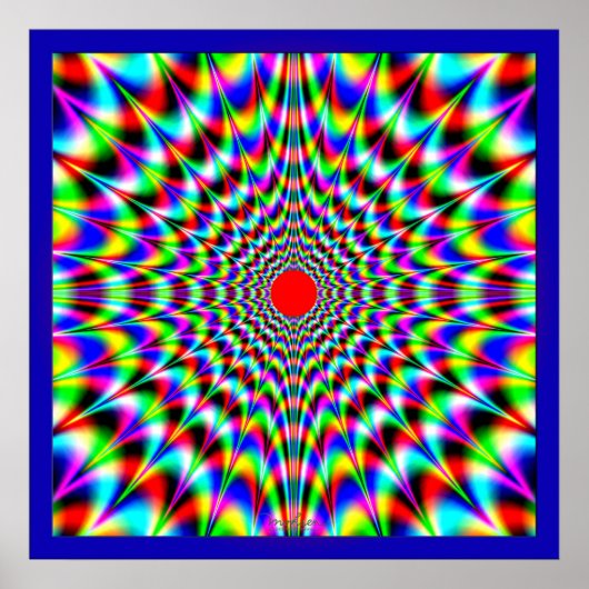 Ausbruch des Fraktals Poster (Vorne)