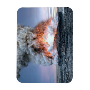 Ausbruch des Kilauea-Vulkans in Hawaii Magnet