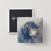 Ausbruch des Vulkans Sarychev 2 Button (Vorne & Hinten)