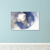 Ausbruch des Vulkans Sarychev Leinwanddruck (Insitu (Holzboden))