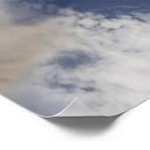 Ausbruch des Vulkans Sarychev Poster (Ecke)