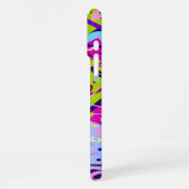 Ausbruch von Star: Abstrakte Kunst iPhone Hülle (Linke Seite)