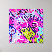 Ausbruch von Star: Abstrakte Kunst Leinwanddruck (Vorderseite)