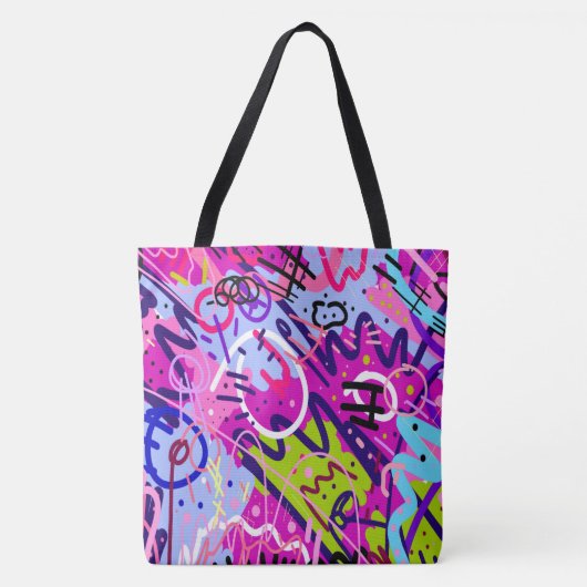 Ausbruch von Star: Abstrakte Kunst Tasche (Vorderseite)