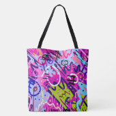 Ausbruch von Star: Abstrakte Kunst Tasche (Rückseite)