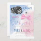 Ausbrüche oder das Geschlecht der Bows offenbaren Einladung (Vorne/Hinten)