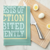 Ausbrüche von Zuneigung, handtuch aus Monogramm (Viertel Falte)