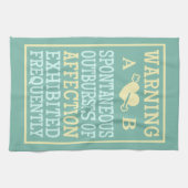 Ausbrüche von Zuneigung, handtuch aus Monogramm (Horizontal)