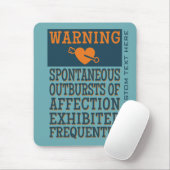 Ausbrüche von Zuneigung-Zollmousepad Mousepad (Mit Mouse)