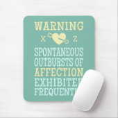 Ausbrüche von Zuneigung-Zollmousepad Mousepad (Mit Mouse)