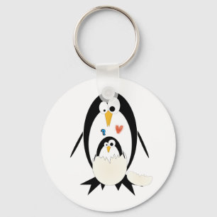 Ausbrüten der Pinguin-Schlüsselkette Schlüsselanhänger